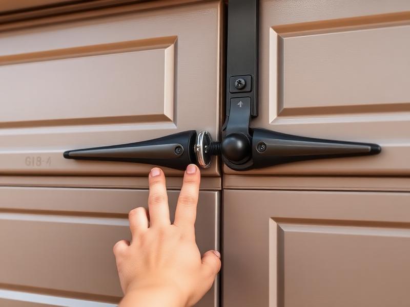 Child-safe garage door pinch protection feature